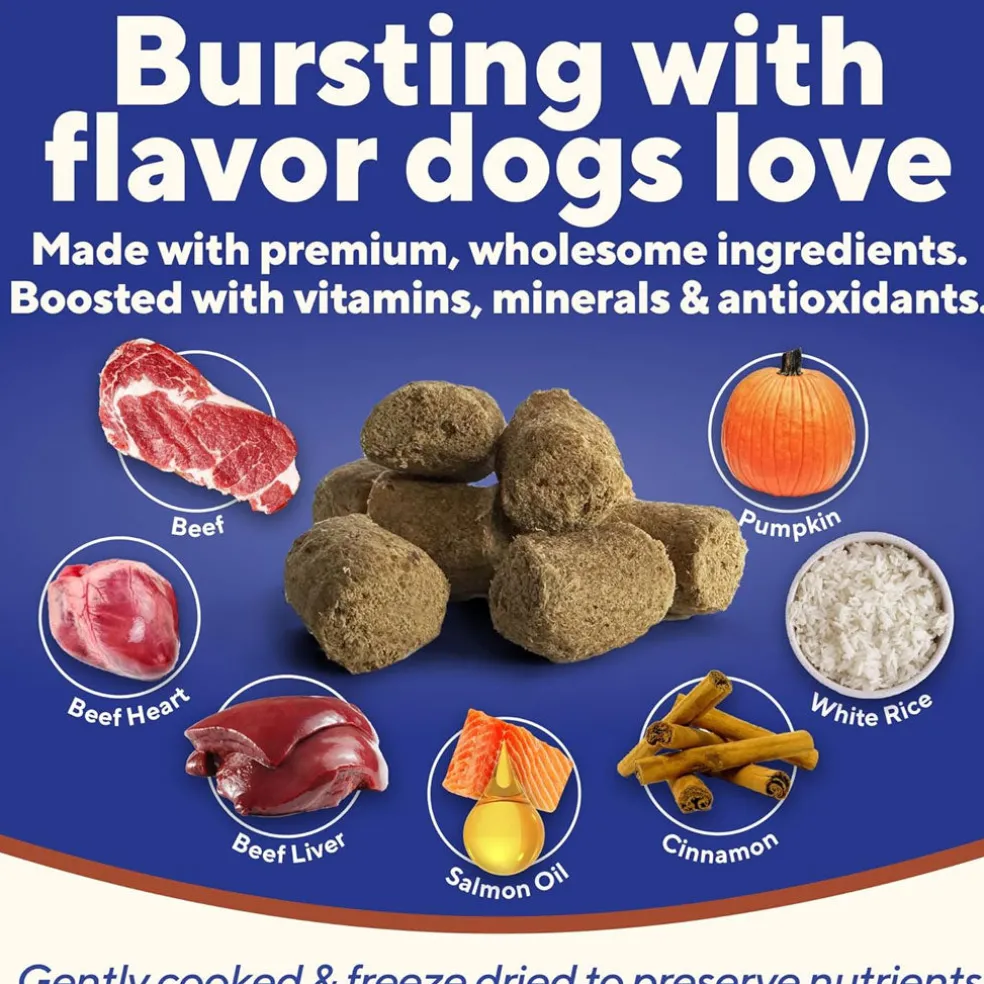 Dave's Digesti-Bites Freeze-Dried Beef, Rice & Pumpkin Dog Treats