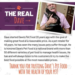 Dave's Pet Food Beef & Rice with Liver Recipe Canned Wet Dog Food, 13-oz can, case of 12