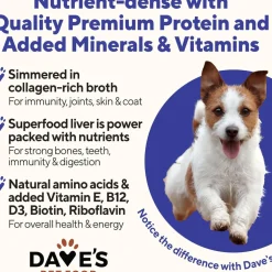 Dave's Pet Food Chicken & Beef Entree Canned Wet Dog Food, 13-oz can, case of 12