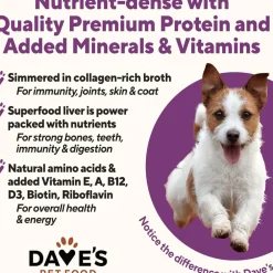Dave's Pet Food Pork & Sweet Potato Entree in Broth Grain-Free Canned Wet Dog Food, 13-oz can, case of 12