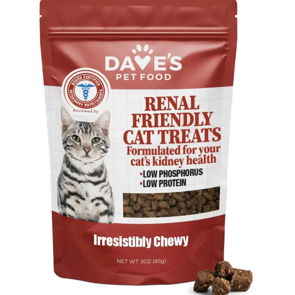 Dave's Pet Food Renal-Friendly Sweet Potato Recipe Treats For Cats (3 oz)