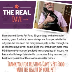 Dave's Pet Food Renal-Friendly Sweet Potato Recipe Treats For Cats (3 oz)