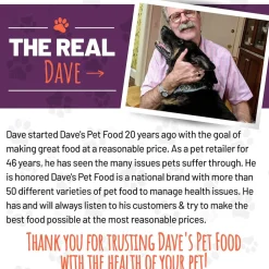 Dave's Pet Food Restricted Diet Sodium Chicken Recipe Wet Dog Food (13.2 oz, case of 12 cans)
