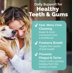 Dentabliss Daily Dental Wipes Finger Mitts for Dogs & Cats (50 ct)