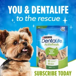 DentaLife ActivFresh Daily Mini Dental Dog Treats, 56 count