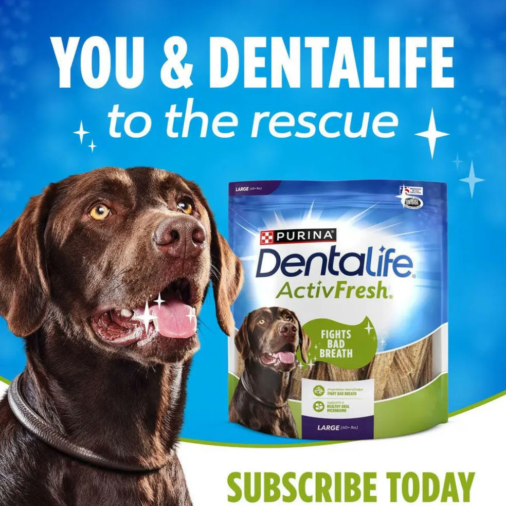 DentaLife ActivFresh Daily Oral Care Large Dental Dog Treats