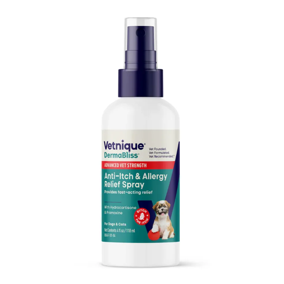 Dermabliss Advanced Vet Strength Anti-Itch & Allergy Relief Spray for Dogs & Cats