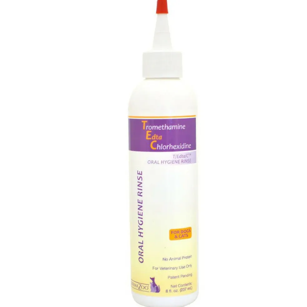 DermaZoo TrisDent Dental Oral Rinse For Dogs & Cats (8 oz)