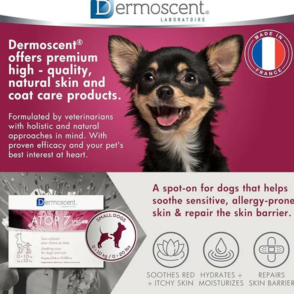 Dermoscent Atop-7 SpotOn for Medium Dogs 22-45 lbs. (4 count)