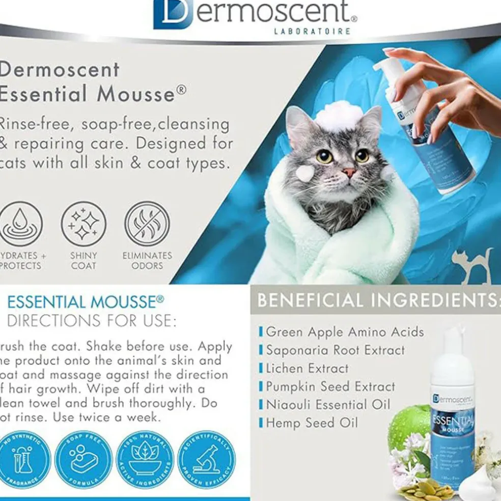 Dermoscent Essentials Mousse for Cats (150 ml)