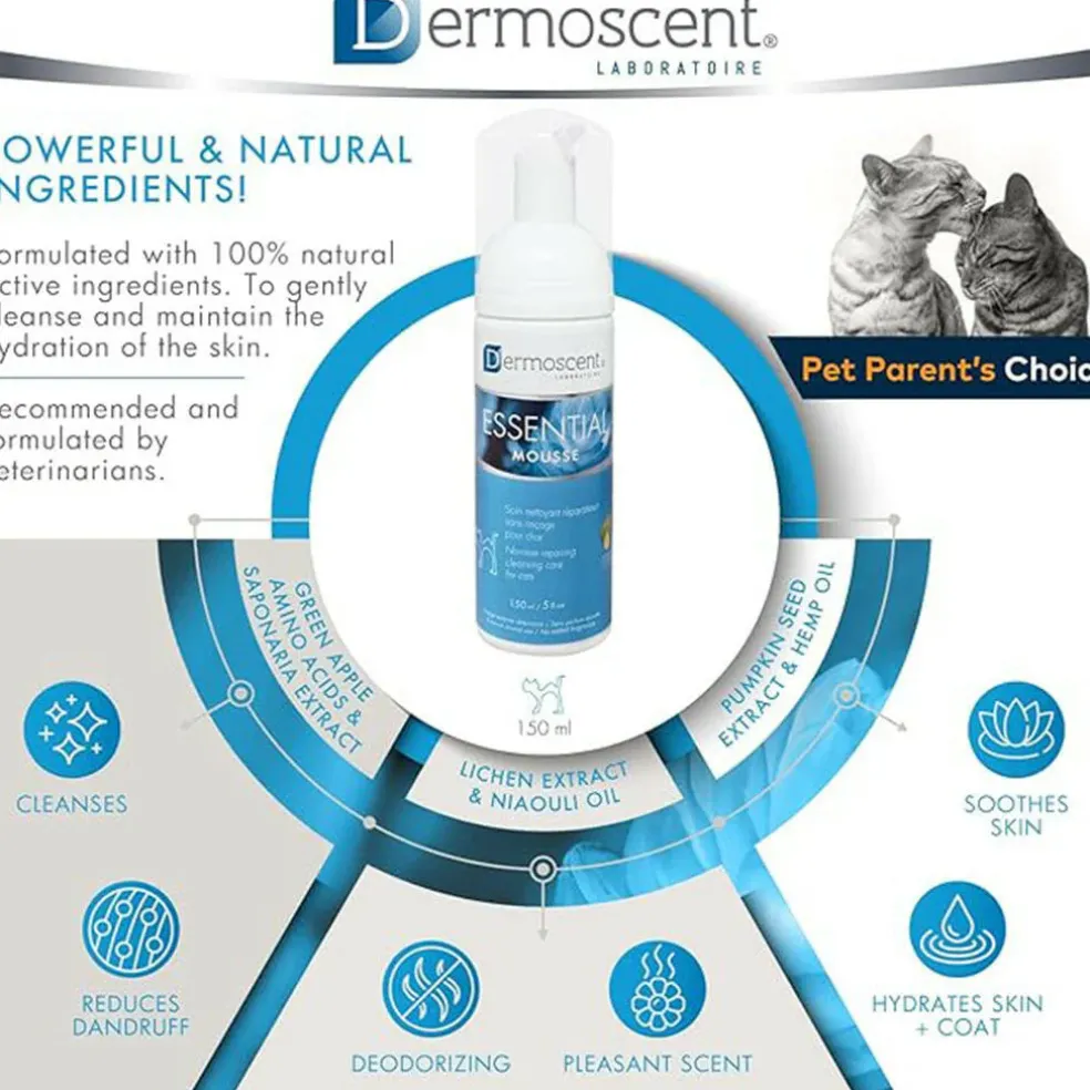 Dermoscent Essentials Mousse for Cats (150 ml)