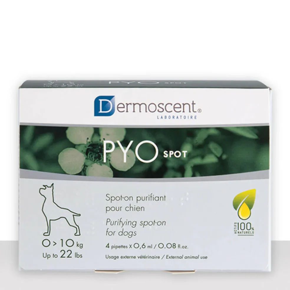 Dermoscent Pyospot for Small Dogs 0-22 lbs (4 count)