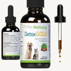 Detox Gold for Dogs - Gentle Detoxification & Elimination Support