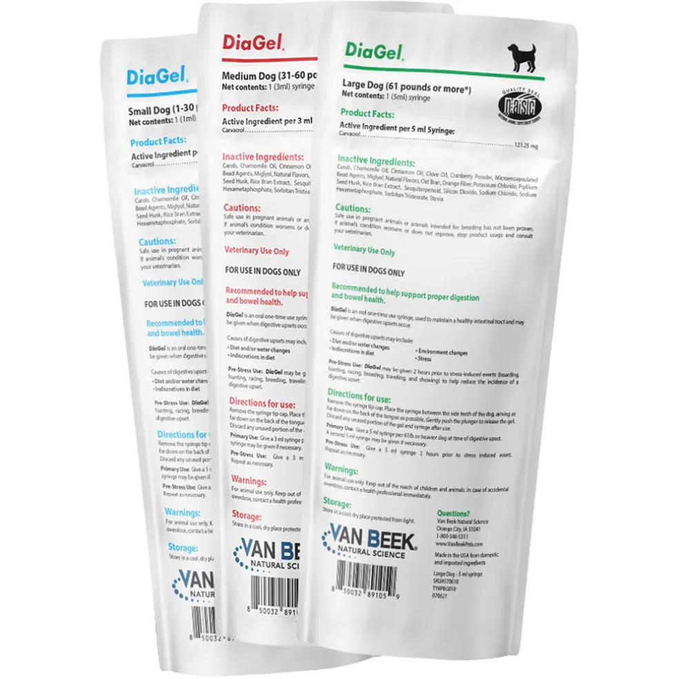 DiaGel Anti-Diarrheal Gel for Large Dogs (5 ml)