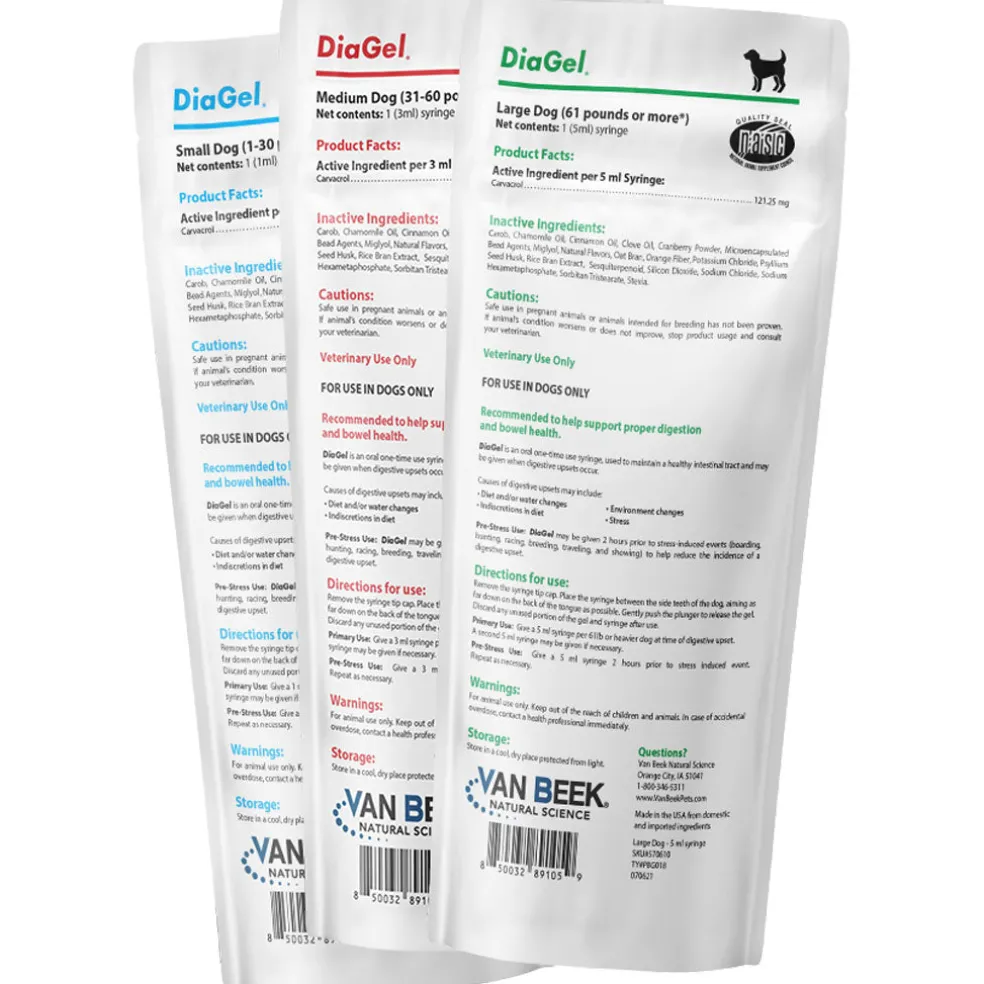 DiaGel Anti-Diarrheal Gel for Medium Dogs (3 ml)