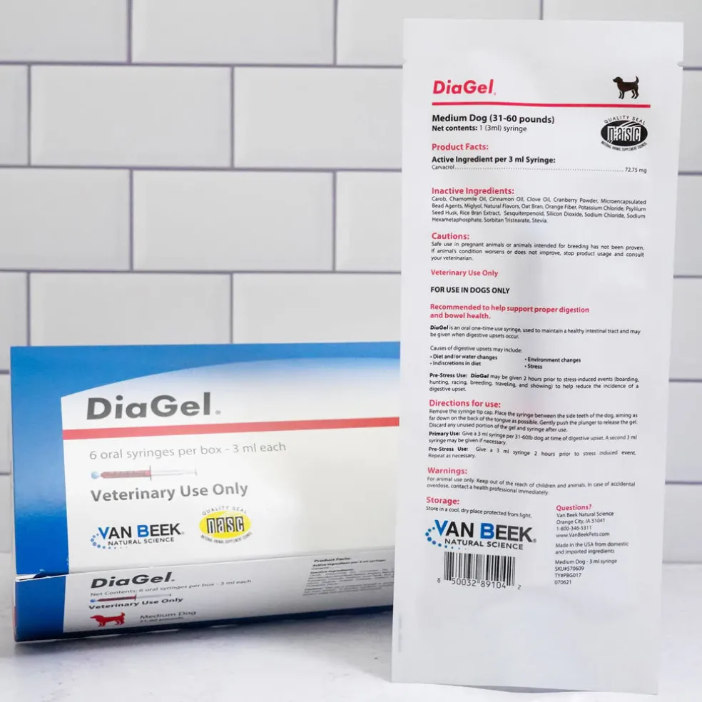DiaGel Anti-Diarrheal Gel for Small Dogs (1 ml)