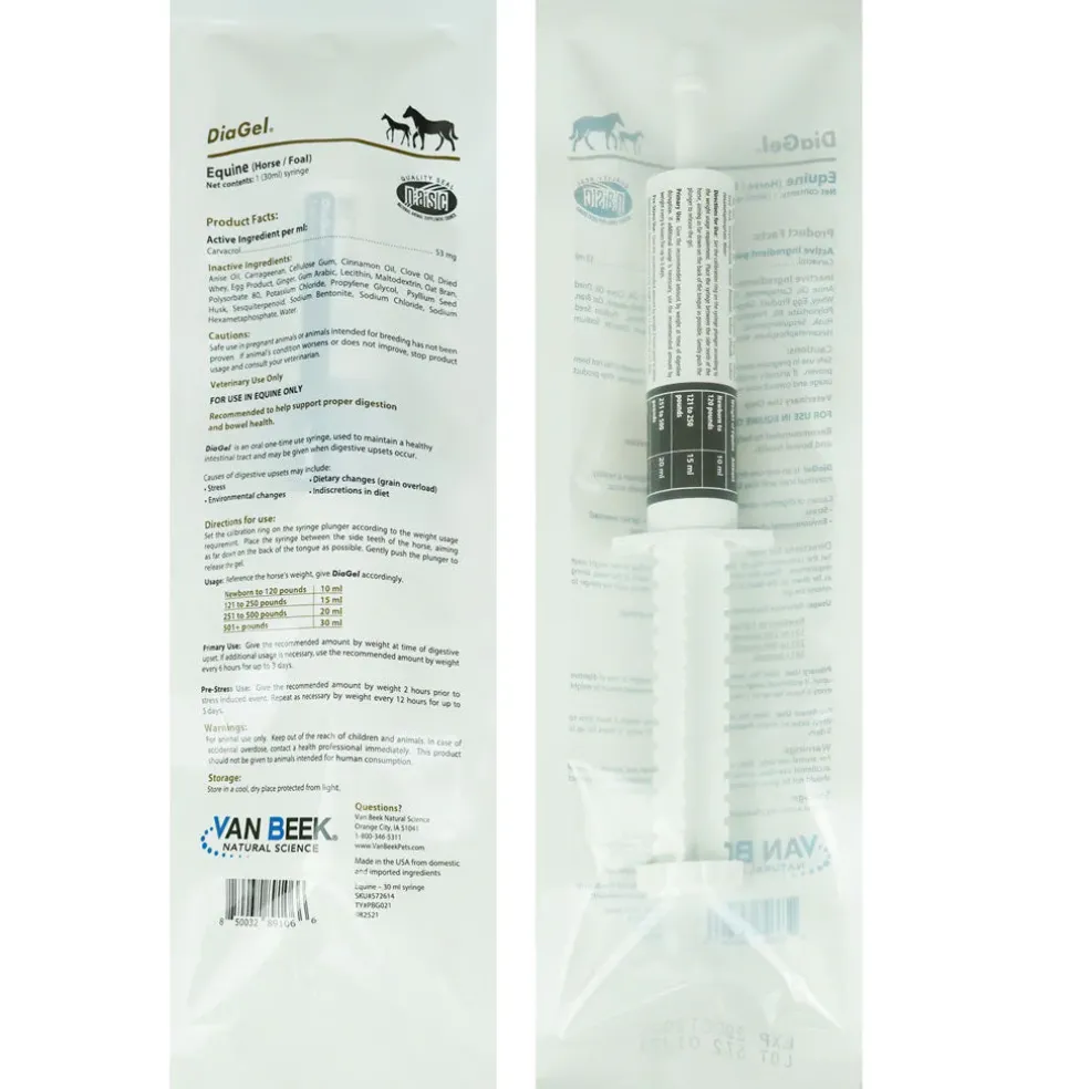 DiaGel Anti-Diarrheal Gel for Horses (30 ml)