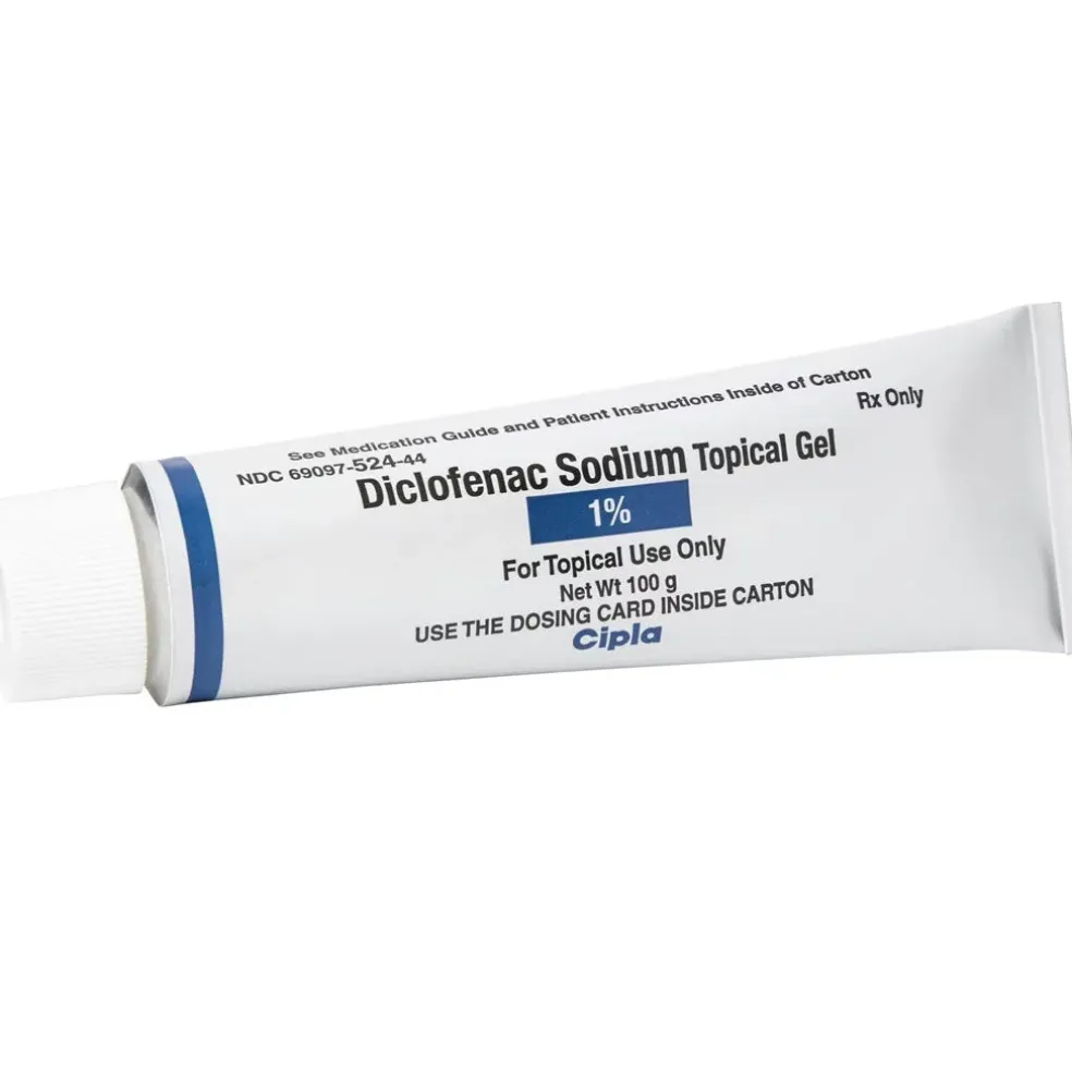 Diclofenac (Generic) Sodium Topical Gel 1% , 100-gm