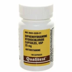 Diphenhydramine HCI Capsules (Manufacturer may vary