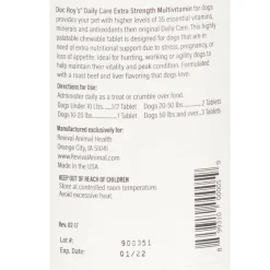 Doc Roy's Daily Care Extra Canine Extra Strength Multivitamin with Minerals for Dogs