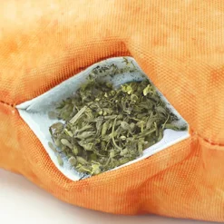 Doggijuana Get the Munchies Refillable Juananip Cheeseburger Squeaky Plush Dog Toy