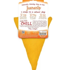 Doggijuana Get the Munchies Refillable Juananip Pizza Squeaky Plush Dog Toy, 1 count