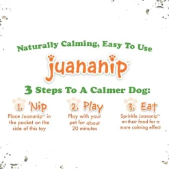 Doggijuana Tuffer Chewer Refillable Juananip Eggs & Bacon Squeaky Dog Plush Toy, 1 count