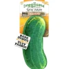 Doggijuana Tuffer Chewer Refillable Juananip Dill Pickle Tough Squeaky Dog Plush Toy, 1 count