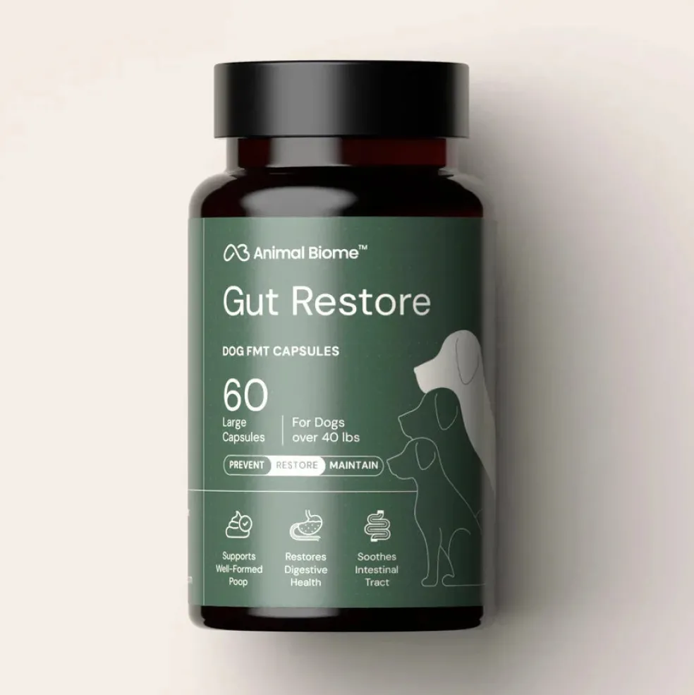 Doggy Biome Gut Restore Supplement FMT Capsules for Dogs