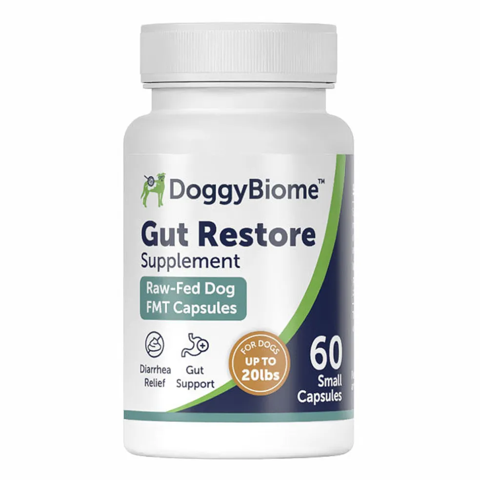 Doggy Biome Gut Restore Supplement Raw-Fed FMT Capsules for Dogs