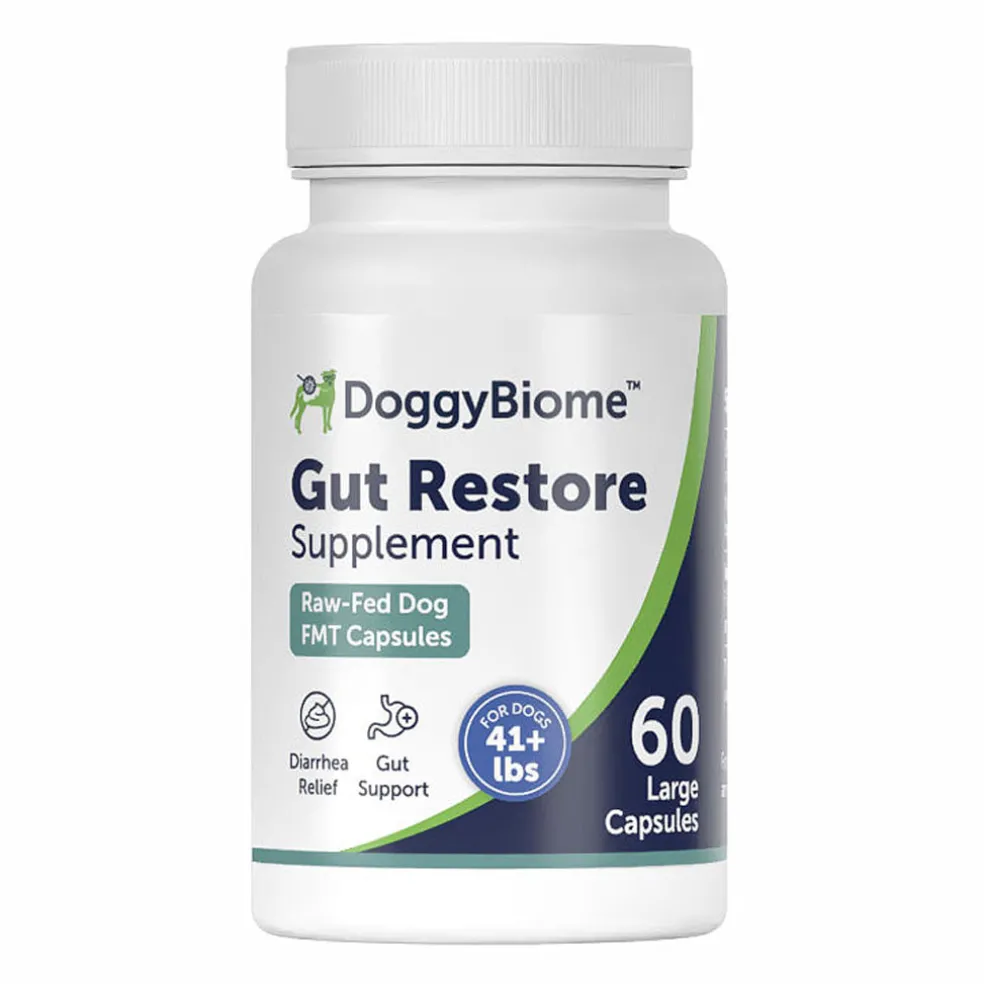 Doggy Biome Gut Restore Supplement Raw-Fed FMT Capsules for Dogs