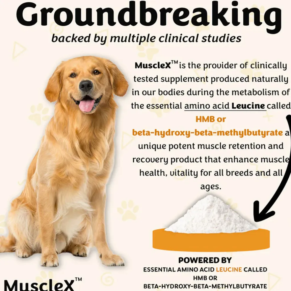 Doggy Naturals MuscleX Advance Muscle Development for Dogs & Cats, 90 capsules