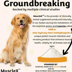 Doggy Naturals MuscleX Advance Muscle Development for Dogs & Cats, 90 capsules