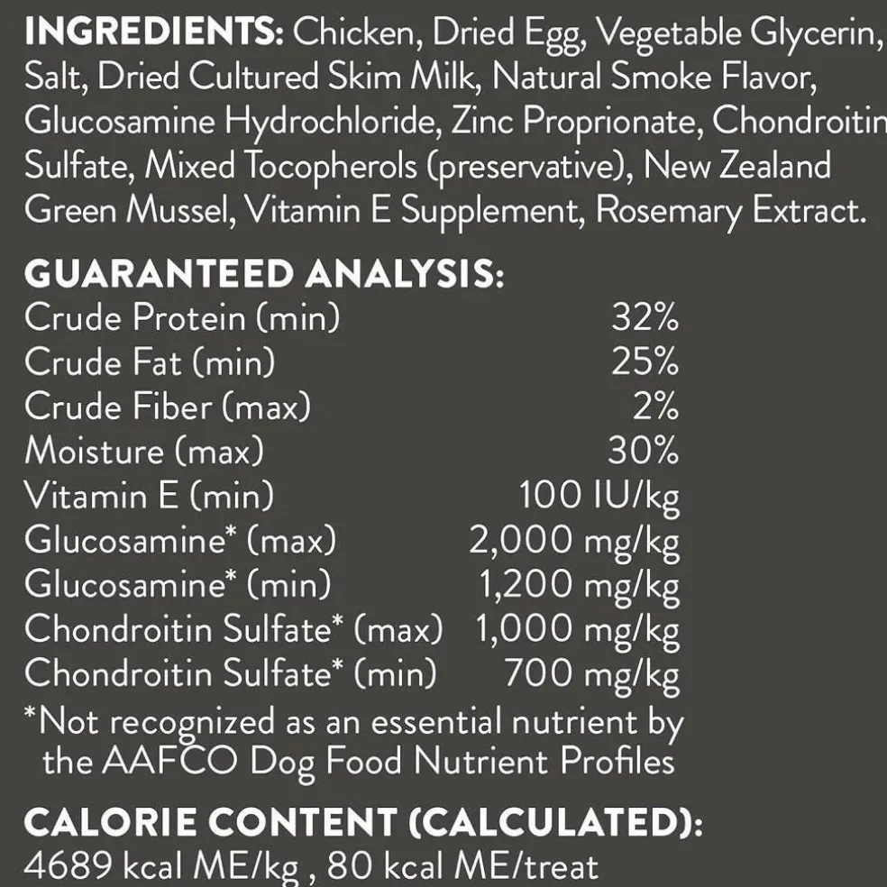 Dogswell Grillers Hip & Joint Chicken Recipe Grain-Free Treats for Dogs