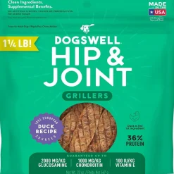 Dogswell Grillers Hip & Joint Duck Recipe Grain-Free Treats for Dogs