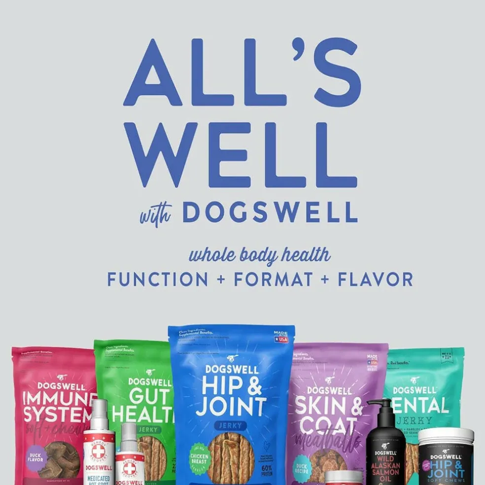 Dogswell Gut Health Chicken Slices Treats for Dogs 8 oz