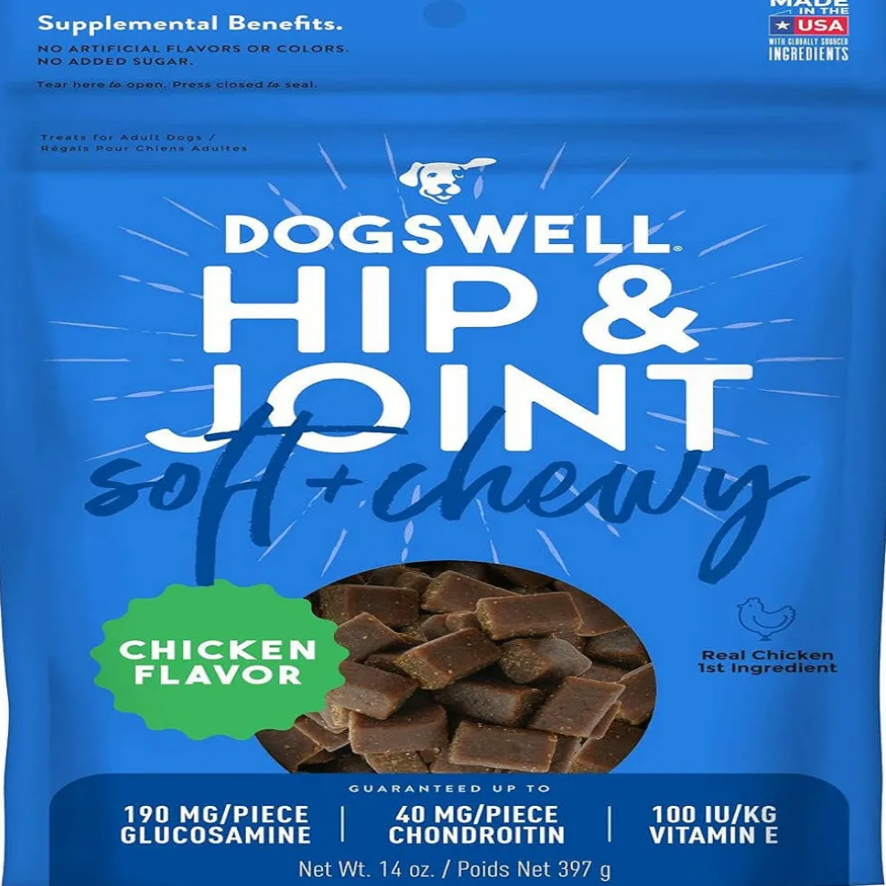 Dogswell Hip & Joint Soft & Chewy Chicken Flavored Treats 14 oz