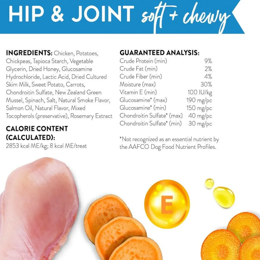 Dogswell Hip & Joint Soft & Chewy Chicken Flavored Treats 14 oz