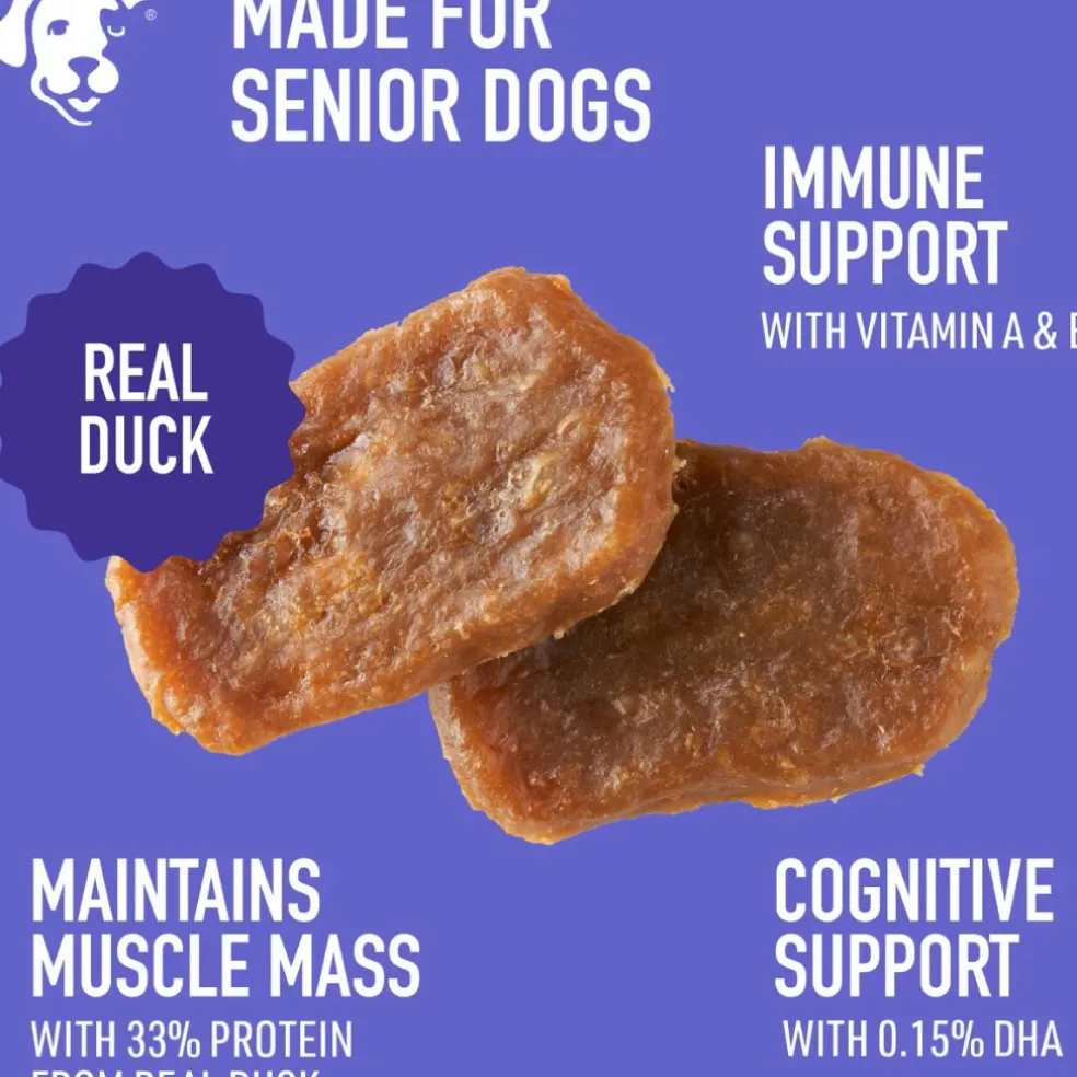 Dogswell Senior Health Mini Soft Strips Duck Recipe Treats For Dogs
