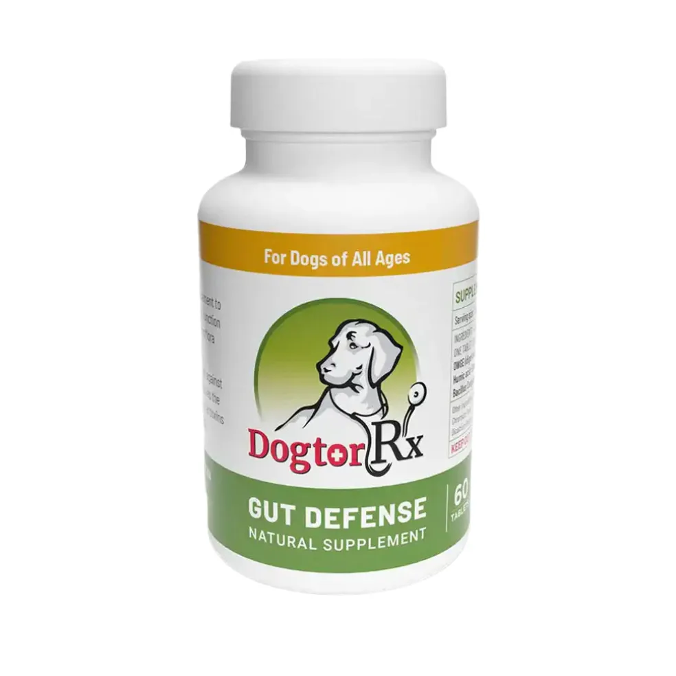 DogtorRx Gut Defense Natural Supplement for Dogs of All Ages, 60 Tablets