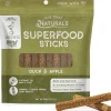 Dog Treat Naturals Superfood Sticks Duck & Apple Dog Treats (10 oz)