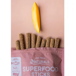 Dog Treat Naturals Superfood Sticks Salmon & Mango Dog Treats (10 oz)
