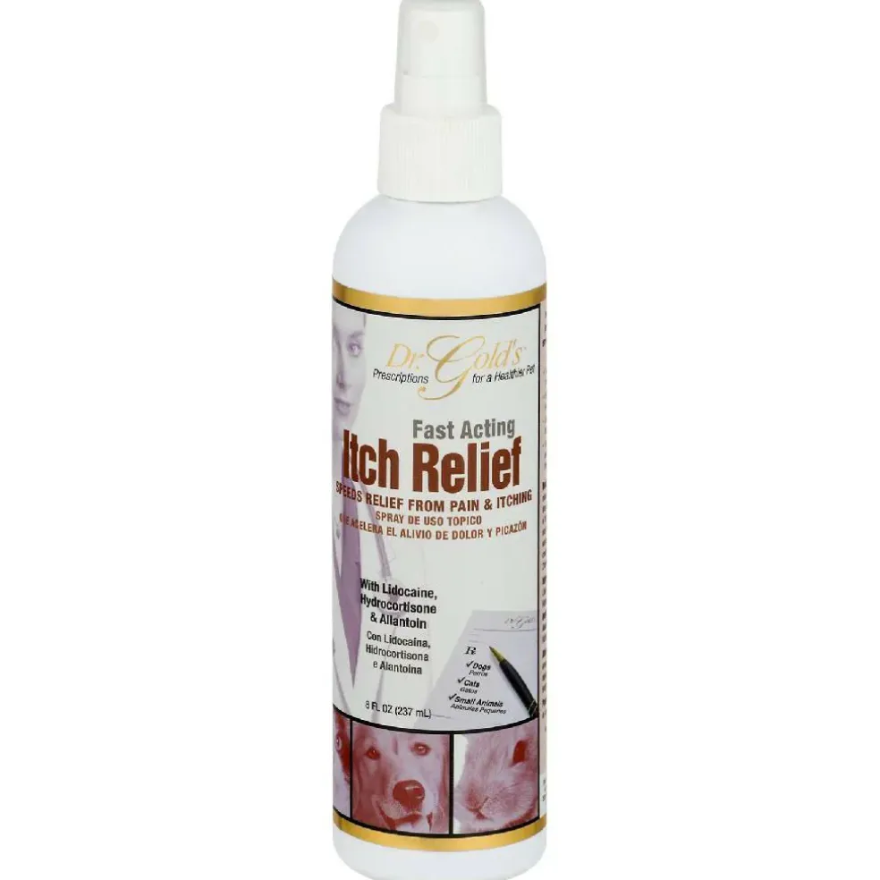 Dr Gold's Fast Acting Itch Relief Spray For Dogs & Cats (8 oz)