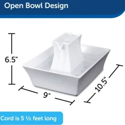 Drinkwell Pagoda Ceramic Pet Water Fountain