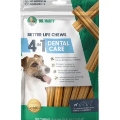 Dr. Marty Better Life Chews 4 in 1 Dental Care Sticks for Small Dogs, 5-23 lbs