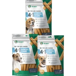 Dr. Marty Better Life Chews 4 in 1 Dental Care Sticks for Small Dogs, 5-23 lbs