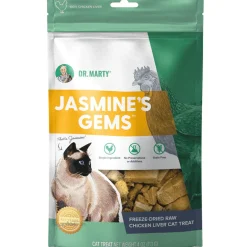 Dr. Marty Jasmine's Gems Freeze-Dried Raw Chicken Liver Cat Treats, 4oz