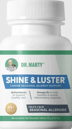 Dr. Marty Shine & Luster Canine Seasonal Allergy Support Chews for Dogs