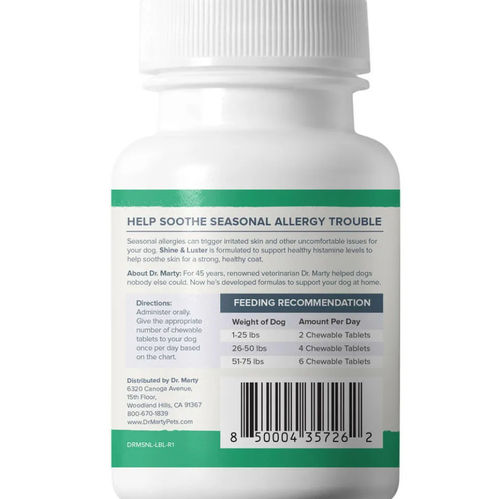 Dr. Marty Shine & Luster Canine Seasonal Allergy Support Chews for Dogs