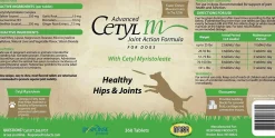 Durvet Advanced Cetyl M Joint Action Formula for Dogs (120 ct)